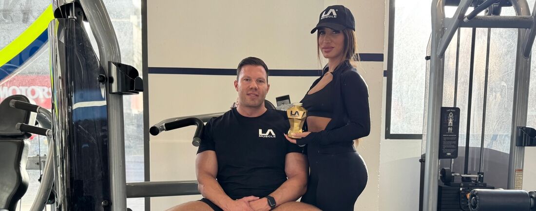 Getting ready for a fitness photoshoot Getting ready for a fitness photoshoot