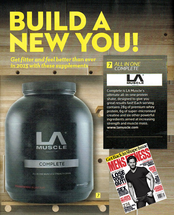 Complete all in one protein muscle & weight loss shake by LA Muscle