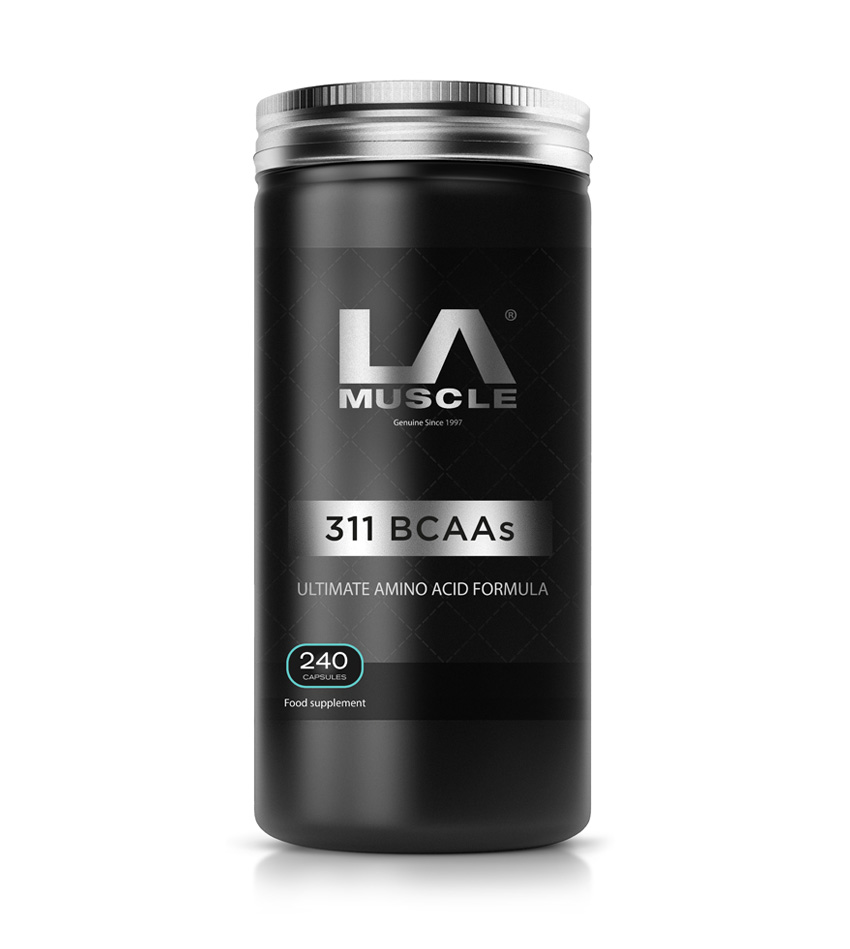 LA Muscle BCAA's for muscle building, bodybuilding and muscle recovery