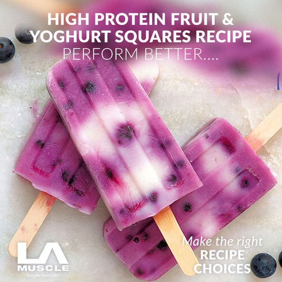 Refreshing protein ice-lollies