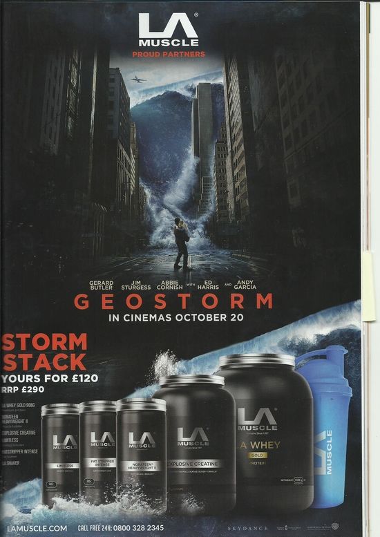 LA Muscle proud partners of new movie Geostorm