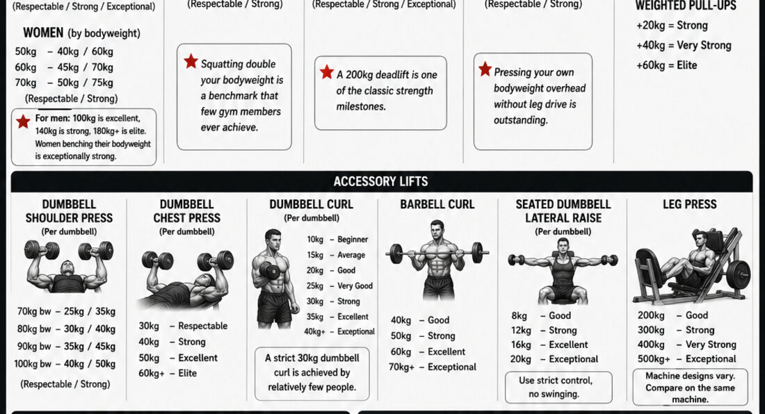 What Are Respectable Weights to Lift?