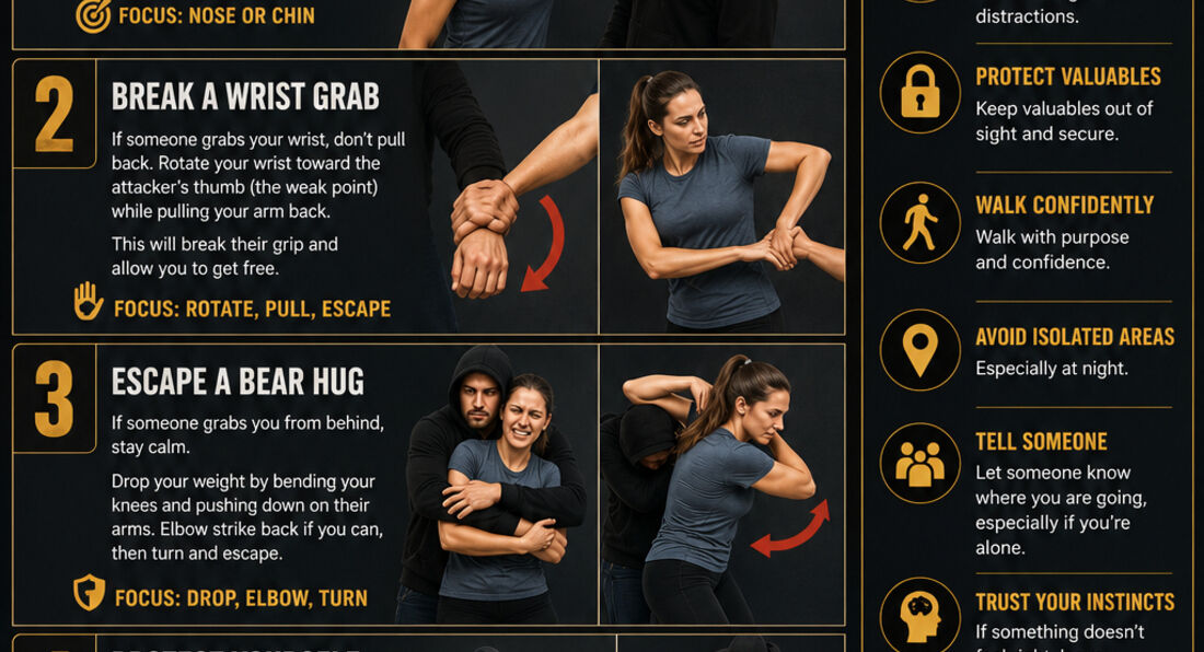 Top 5 Self-Defence Moves If You're Attacked on Holiday