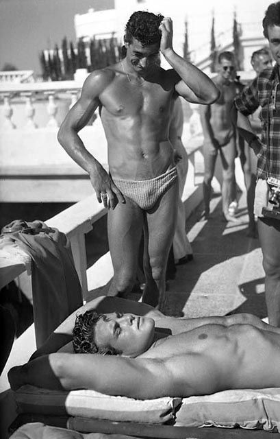 Steve Reeves, classic muscle beach, venice beach bodybuilding photo