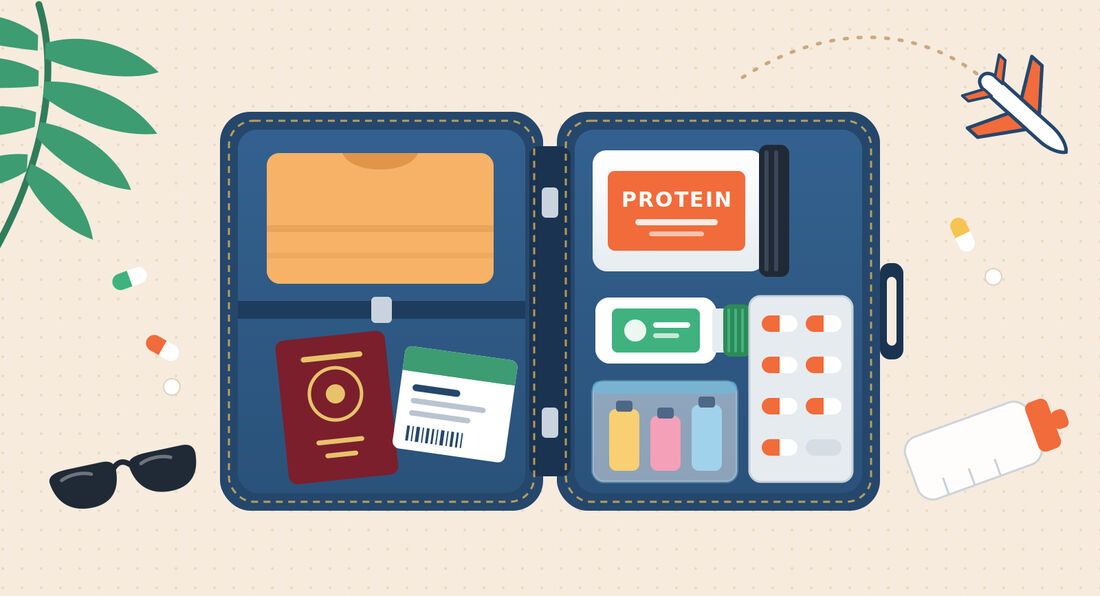 Travelling Abroad With Your Supplements: What You Can Pack?
